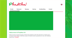 Desktop Screenshot of phadthai.no