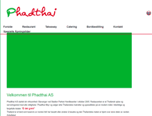 Tablet Screenshot of phadthai.no
